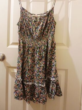 Liberty Love Multicolor Floral Tie-Front Sundress